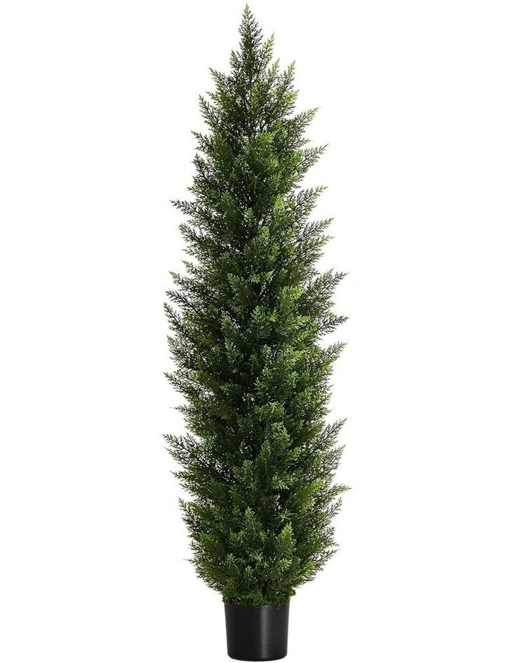 Livsip 150cm Artificial Topiary Cedar Tree Potted Faux Pine Plant image 1