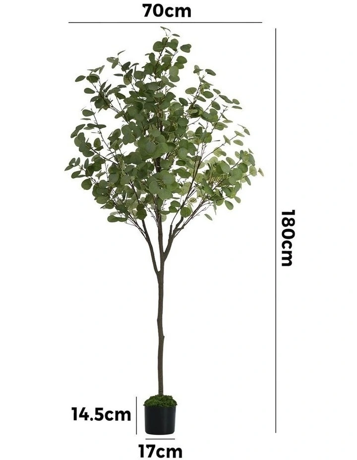 Livsip 180cm Artificial Eucalyptus Tree Potted Faux Plant Home Decor image 2