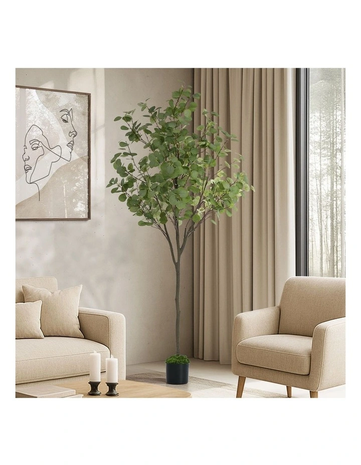 Livsip 180cm Artificial Eucalyptus Tree Potted Faux Plant Home Decor image 3