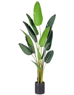 SOGA Birds Of Paradise Artificial Tree With Pot 220cm