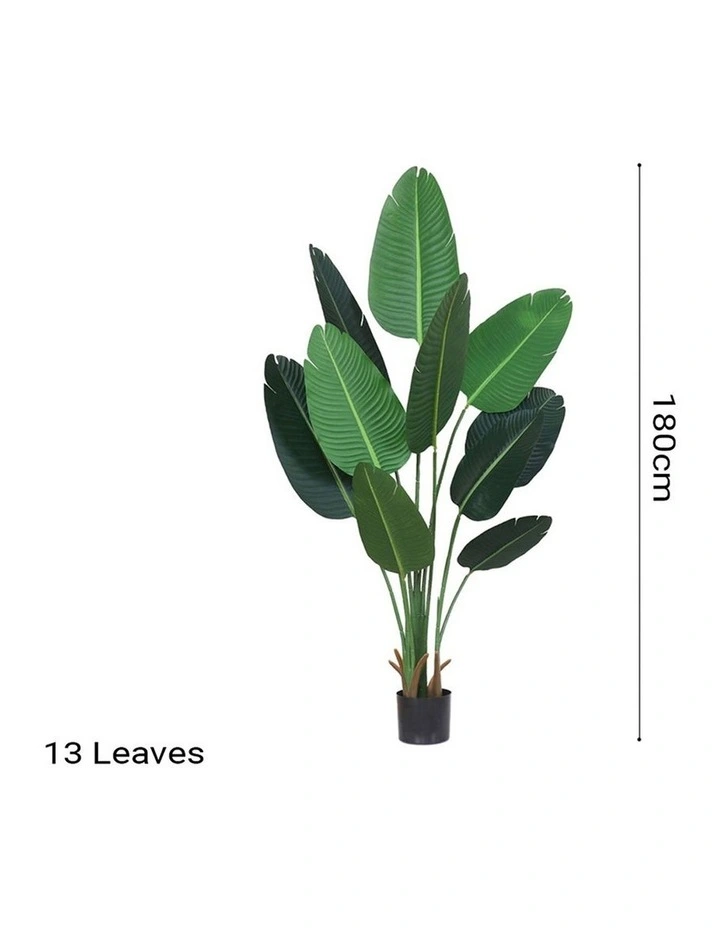 SOGA 2 Pack Nordic Traveller Banana Artificial Plant 180cm image 2