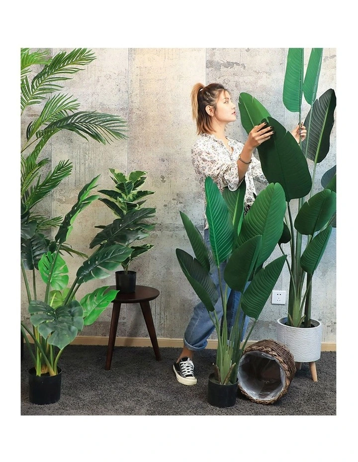 SOGA 2 Pack Nordic Traveller Banana Artificial Plant 180cm image 7