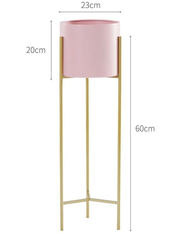 SOGA 2X 60cm Gold Metal Plant Stand 2 Tier Flower Pot Display Rack image 2