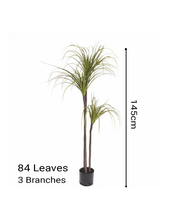 SOGA Dragon Blood Artificial Tree With Pot 145cm image 2