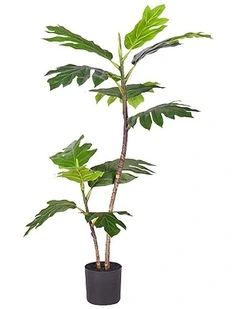 SOGA 90cm Artificial Split Leaf Philodendron Tree Indoor Plant Decor