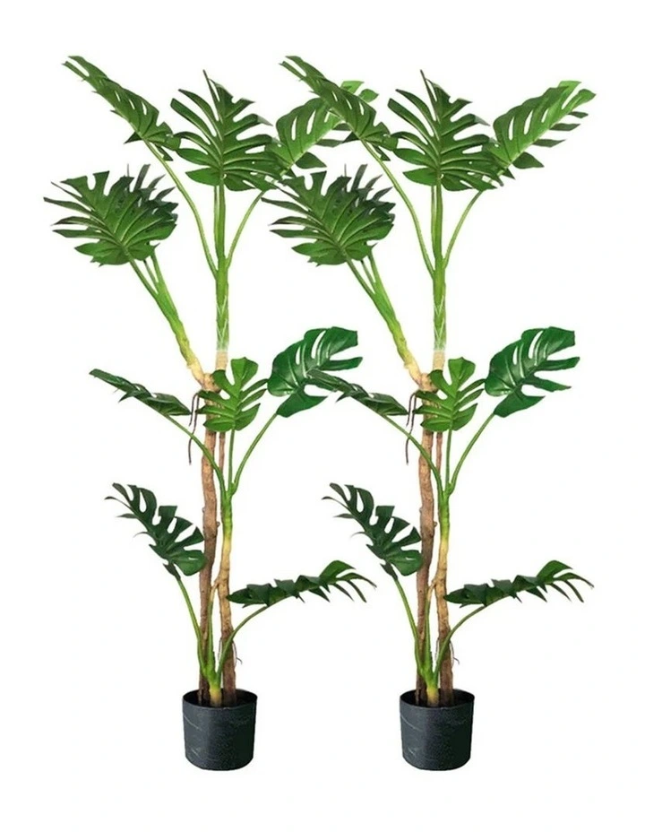 SOGA 2 Pack Turtle Back Artificial Plant 175cm image 1