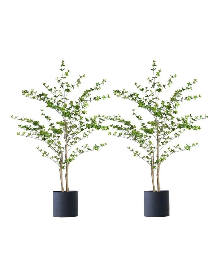 SOGA 2 Pack Watercress Artificial Tree 180cm image 1