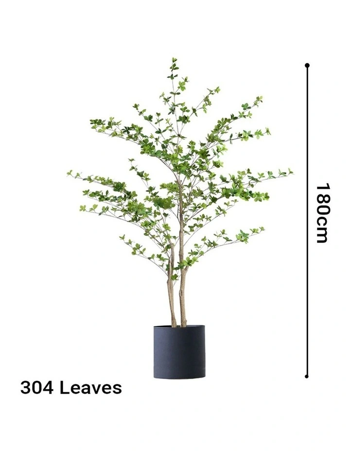 SOGA 2 Pack Watercress Artificial Tree 180cm image 2