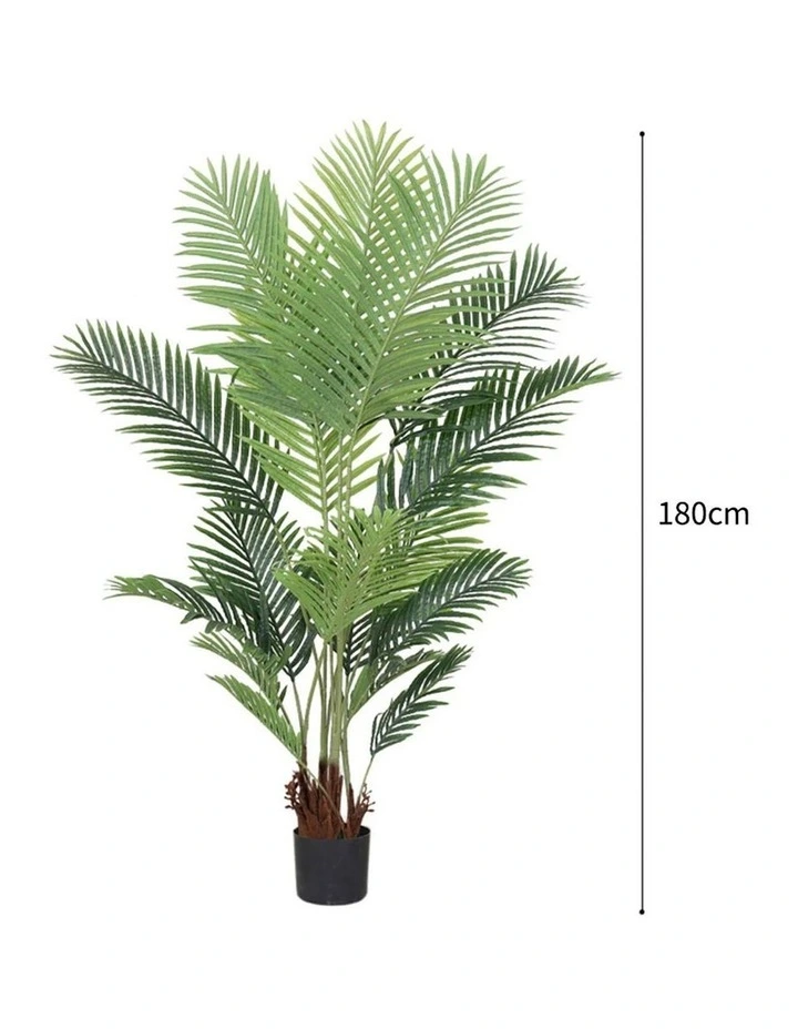 SOGA 2 Pack Swallowtail Sunflower Artificial Tree 180cm image 2
