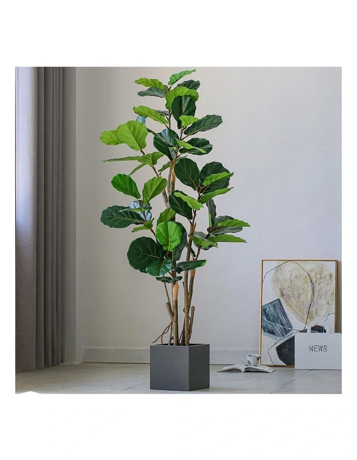 SOGA 2 Pack Polyscias Pocket Money Artificial Plant 95cm image 3