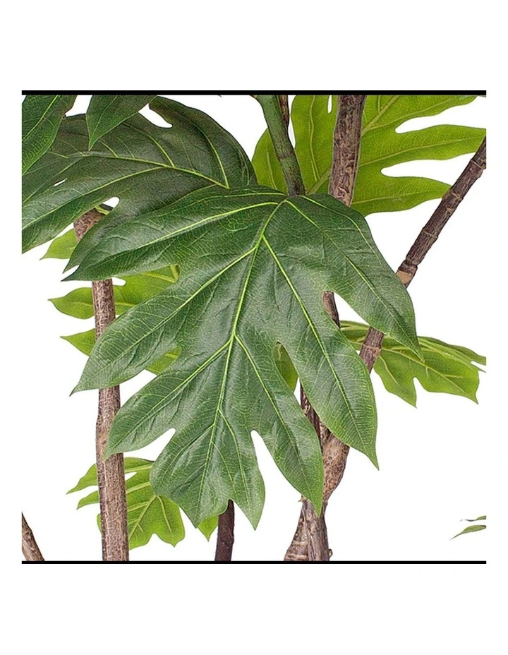 SOGA 2 Pack Split Leaf Philodendron Artificial Tree 180cm image 5
