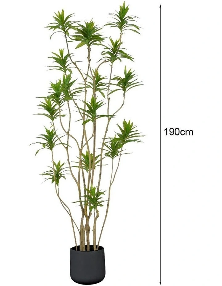 SOGA Artificial Lily Bamboo Tree 19 Branches 190cm image 6