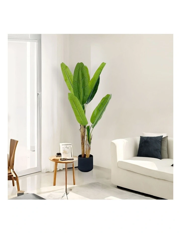 SOGA 160cm Banana Plant Bird of Paradise Tree Artificial Plant Home Accent Decor image 4