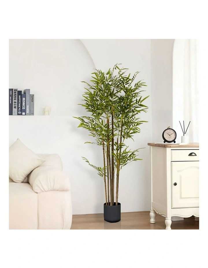 SOGA 2 Pack Lucky Bamboo Artificial Plant 120cm image 2