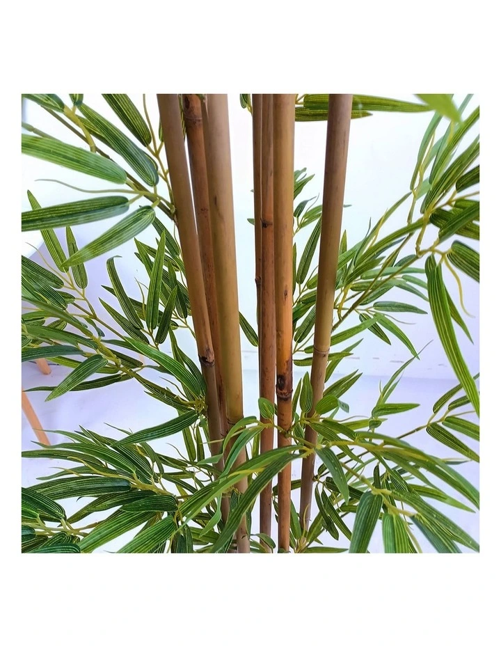 SOGA 2 Pack Lucky Bamboo Artificial Plant 120cm image 5