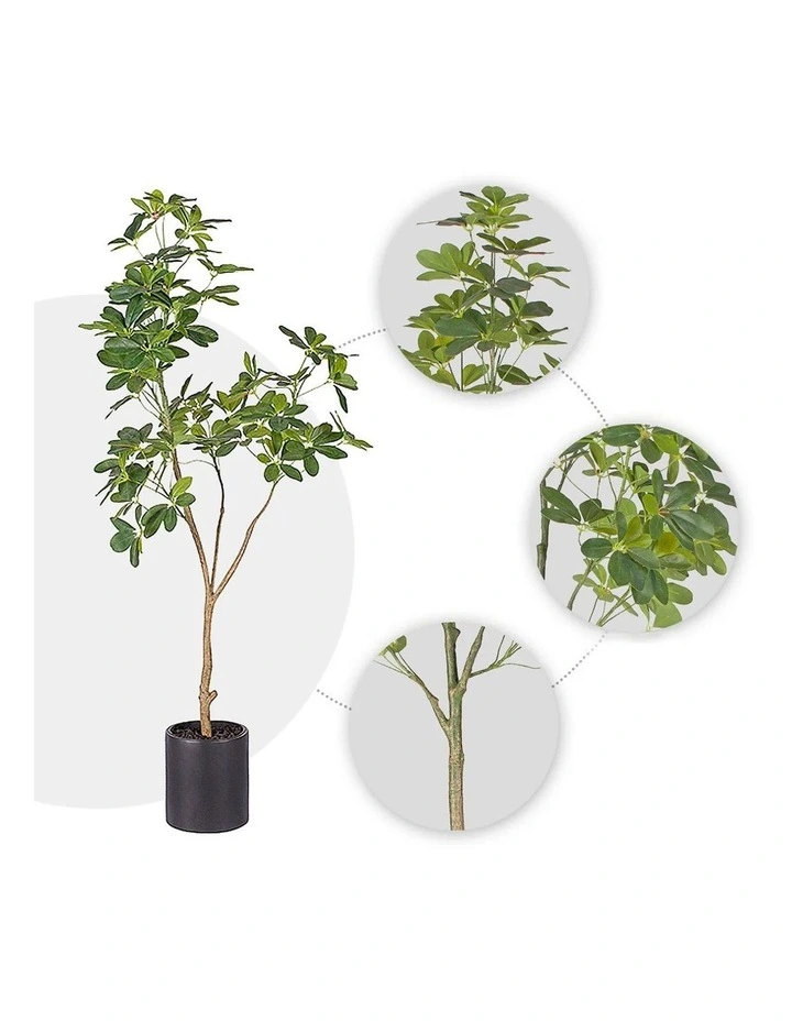 SOGA 2 Pack Schefflera Artificial Tree 160cm image 4
