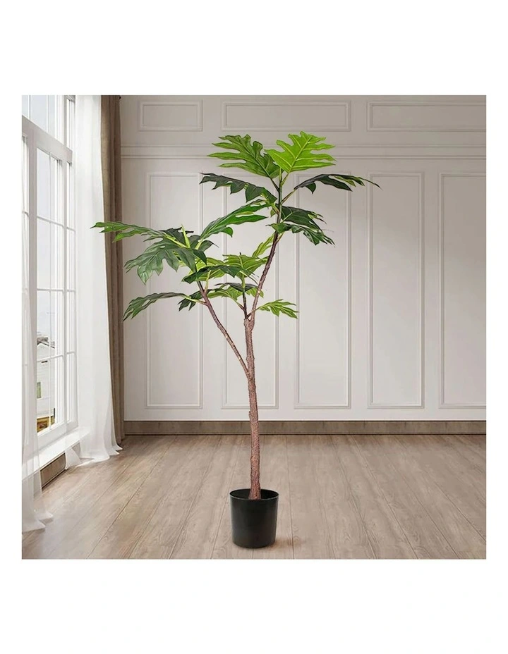 SOGA Split Leaf Philodendron Artificial Tree 150cm image 3