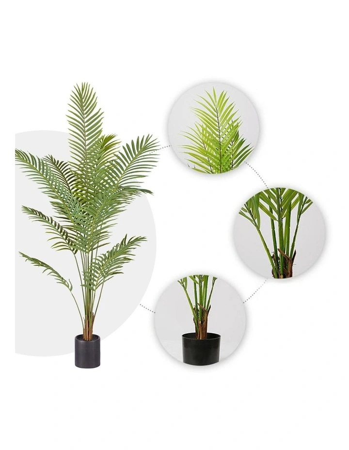SOGA 4 Pack Areca Palm Artificial Plant 210cm image 3