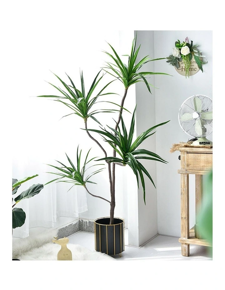 SOGA 2 Pack Dracaena Brazilian Iron Artificial Tree 180cm image 3
