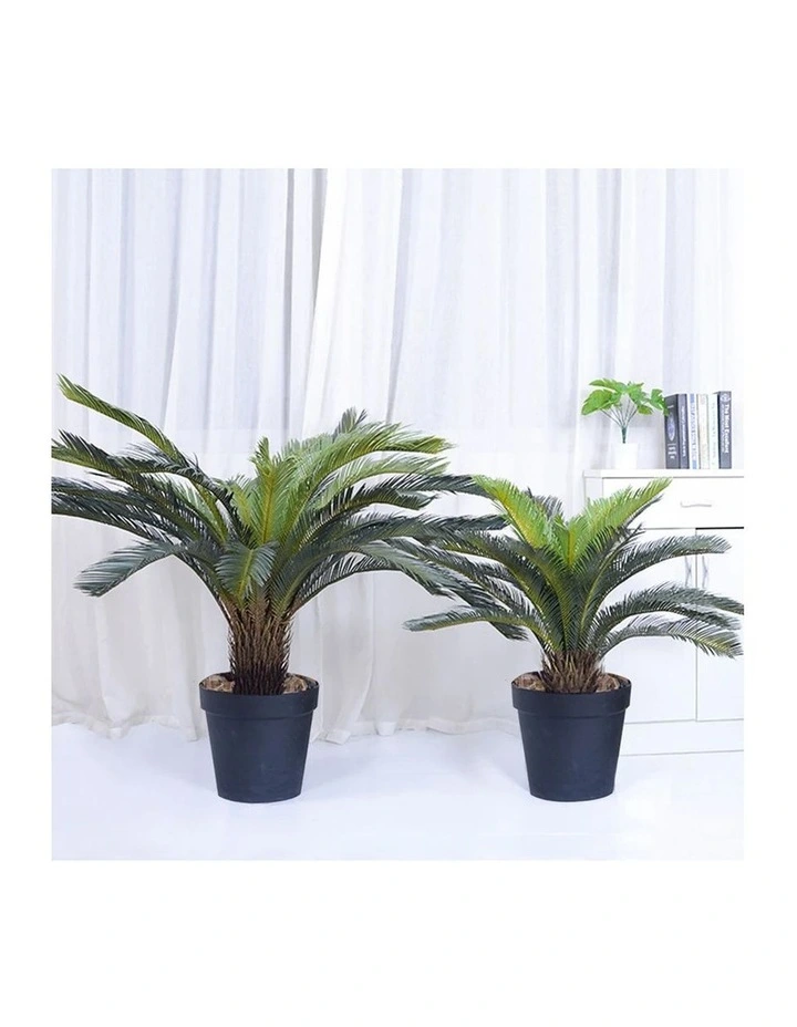 SOGA 2 Pack Cycas Revoluta Sago Palm Artificial Plant 155cm image 5