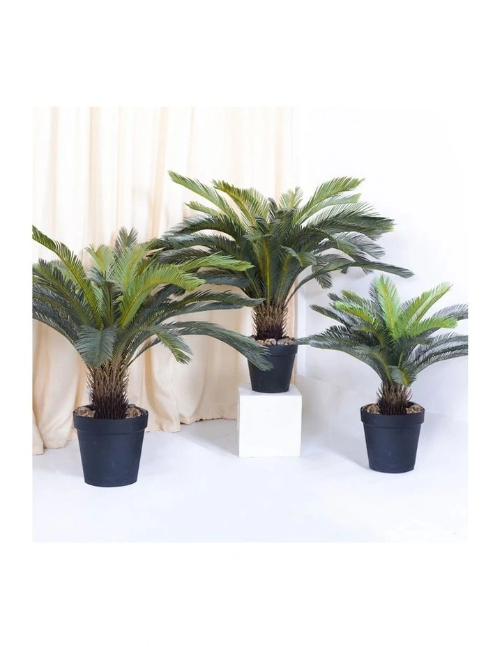 SOGA 2 Pack Cycas Revoluta Sago Palm Artificial Plant 155cm image 6