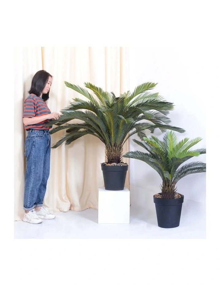 SOGA 2 Pack Cycas Revoluta Sago Palm Artificial Plant 155cm image 7