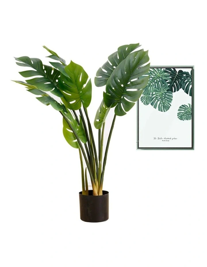 SOGA Turtle Back Artificial Plant With Pot 113cm image 3