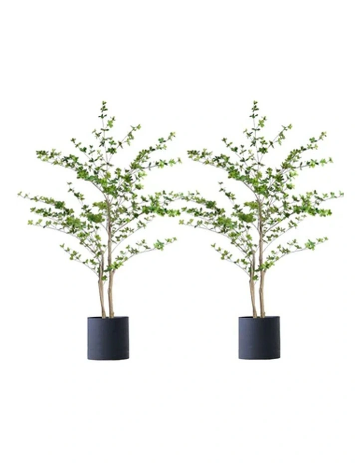 SOGA 2 Pack Watercress Artificial Tree 150cm image 1