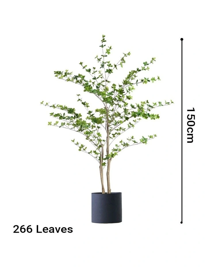 SOGA 2 Pack Watercress Artificial Tree 150cm image 2