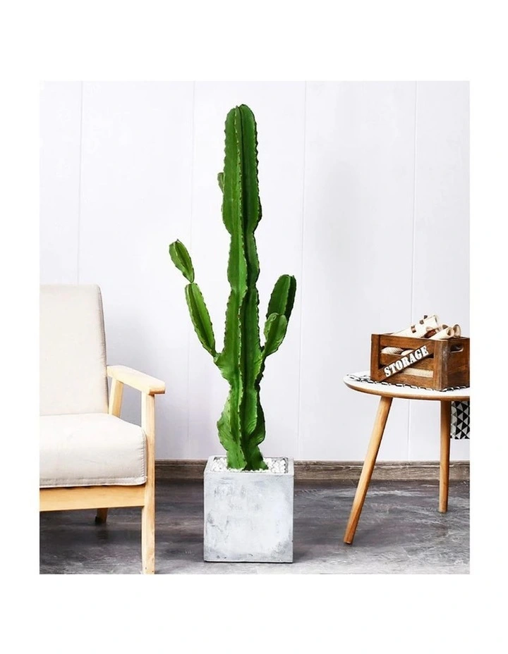 SOGA 2 Pack Cactus Artificial Plant 120cm image 5