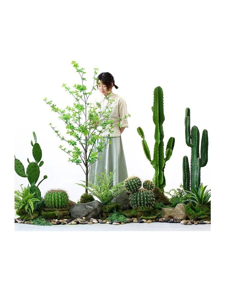 SOGA 2 Pack Cactus Artificial Plant 120cm image 7