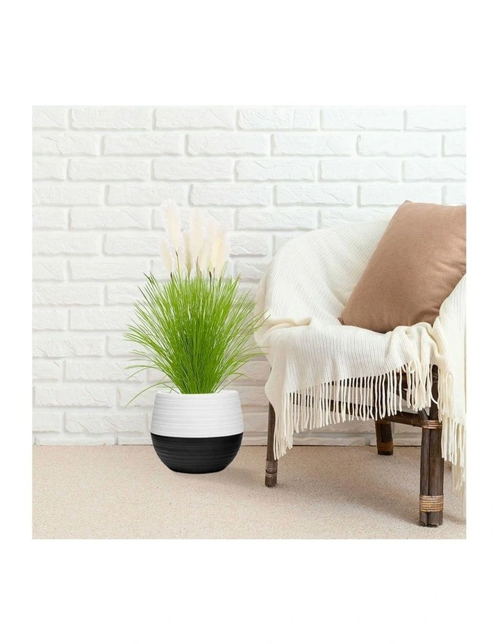 SOGA 2 Pack Green Pampas Bulrush Grass Artificial Plant 137cm image 4
