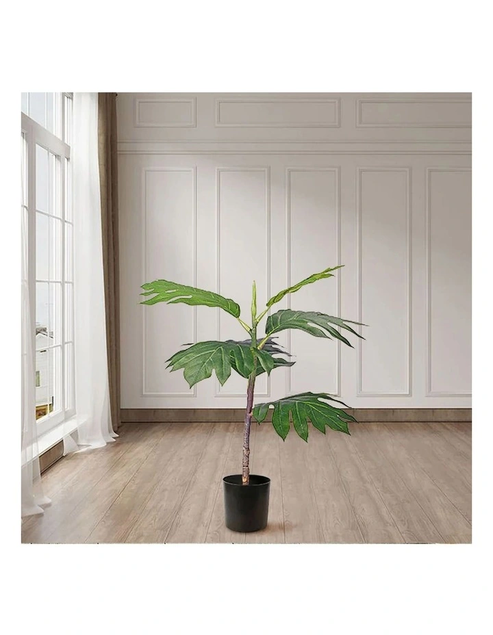 SOGA 2 Pack Split Leaf Philodendron Artificial Plant 60cm image 3