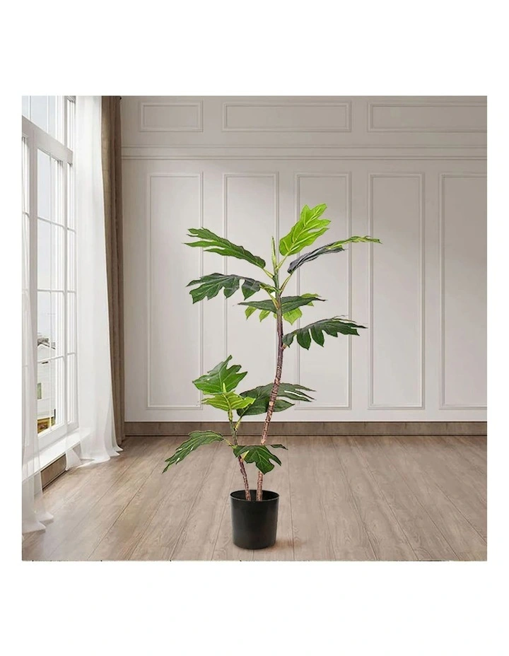 SOGA 2X 90cm Artificial Split Leaf Philodendron Tree Indoor Plant Decor image 3