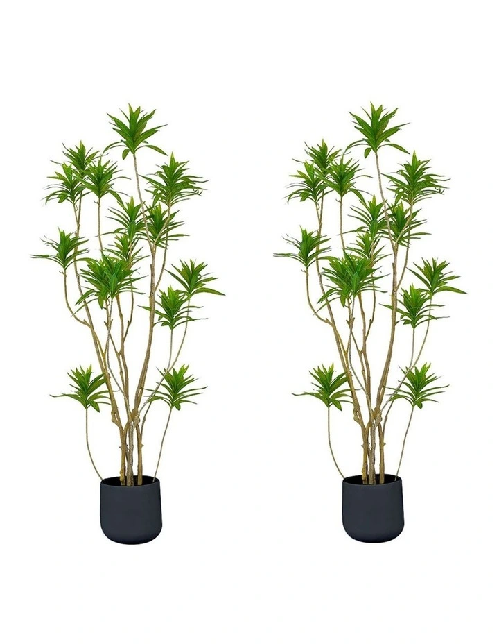 SOGA 2 Pack Artificial Lily Bamboo Tree 170cm image 1