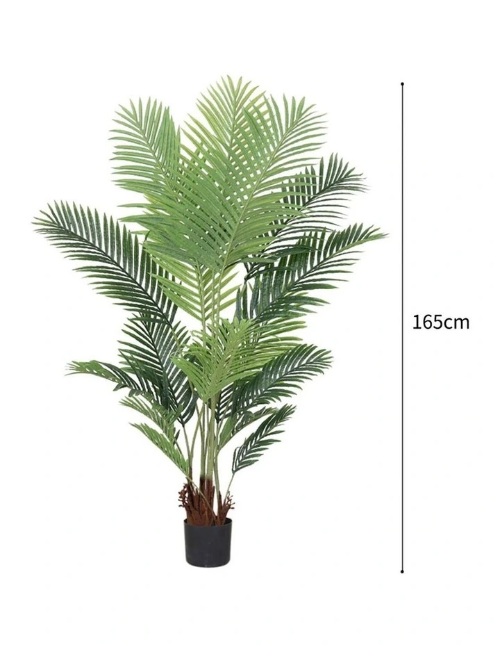SOGA 2 Pack Swallowtail Sunflower Artificial Tree 165cm image 2