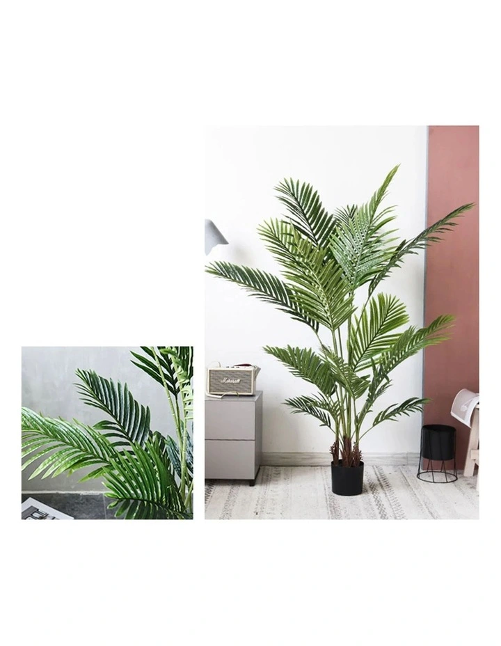SOGA 2 Pack Swallowtail Sunflower Artificial Tree 165cm image 3