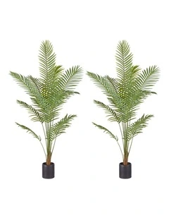 SOGA 2 Pack Areca Palm Artificial Plant 210cm