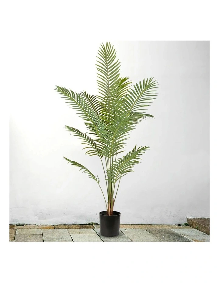 SOGA 2 Pack Areca Palm Artificial Plant 210cm image 3