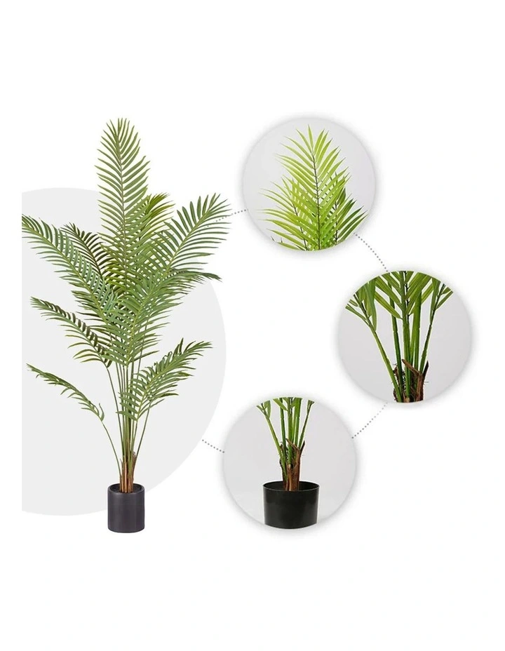 SOGA 2 Pack Areca Palm Artificial Plant 210cm image 4