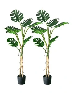 SOGA 2 Pack Turtle Back Artificial Plant 160cm
