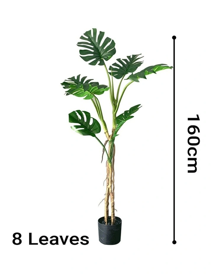 SOGA 2 Pack Turtle Back Artificial Plant 160cm image 2