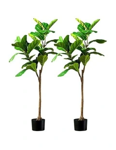 SOGA 2 Pack Qin Yerong Artificial Tree 120cm