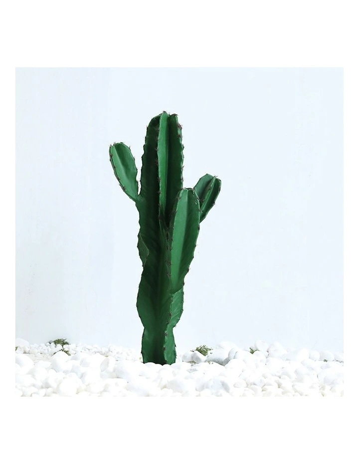 SOGA 2 Pack Cactus Artificial Plant 5 Heads 70cm image 4