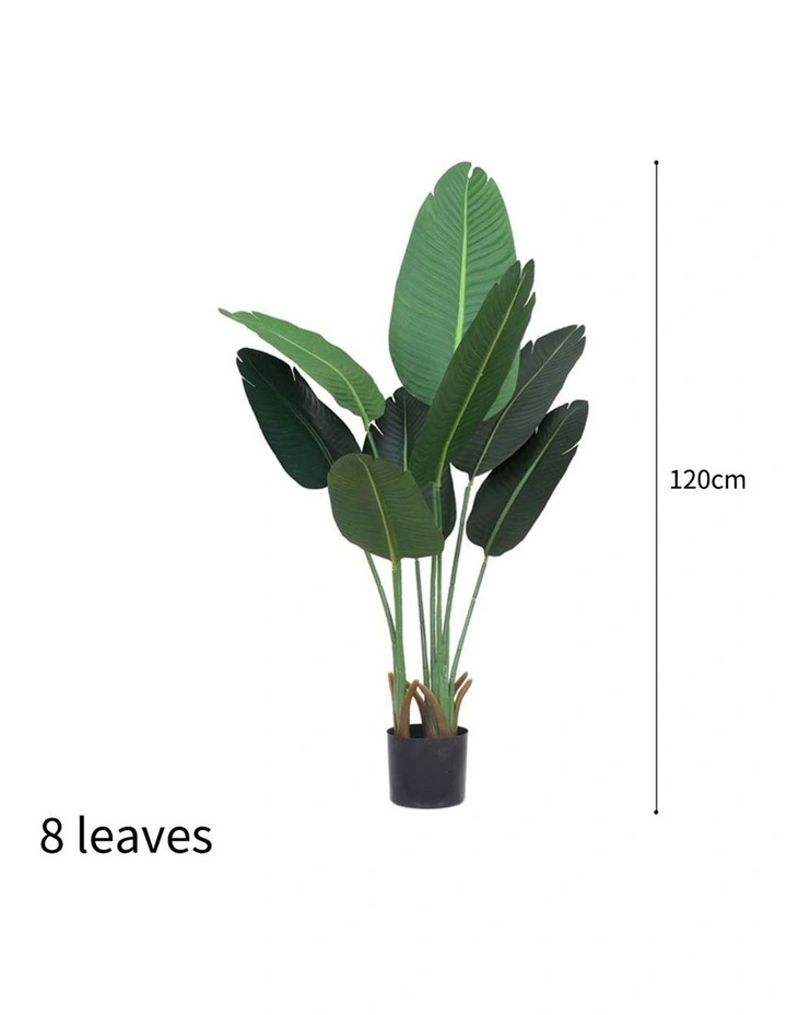 SOGA 2 Pack Traveler Banana Artificial Plant 120cm image 7