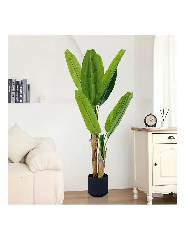 SOGA 2 Pack Artificial Banana Bird Of Paradise Tree 160cm image 2