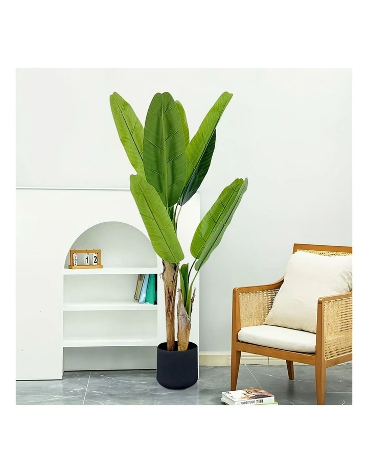 SOGA 2 Pack Artificial Banana Bird Of Paradise Tree 160cm image 3