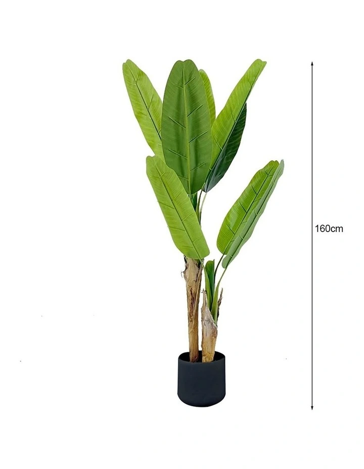 SOGA 2 Pack Artificial Banana Bird Of Paradise Tree 160cm image 4