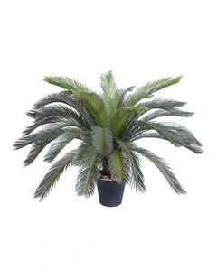 SOGA Cycas Revoluta Sago Palm Artificial Plant With Pot 155cm
