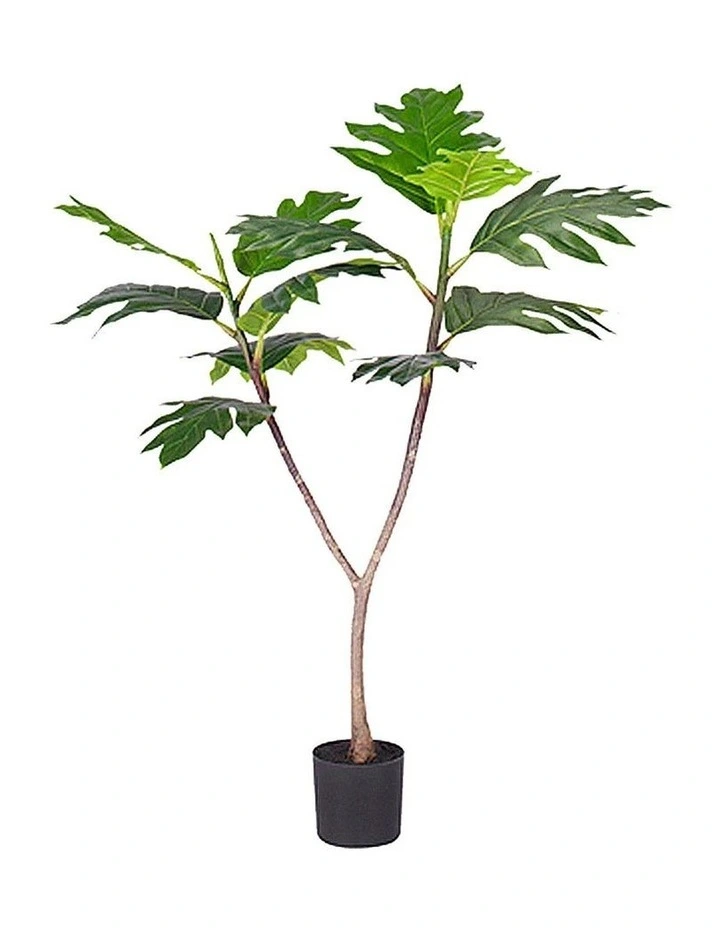 SOGA Split Leaf Philodendron Artificial Tree 90cm image 1